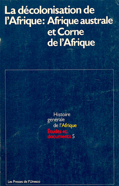 Etudes et documents: Histoire générale de l'Afrique, volume V