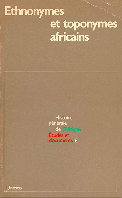 Etudes et documents: Histoire générale de l'Afrique, volume VI